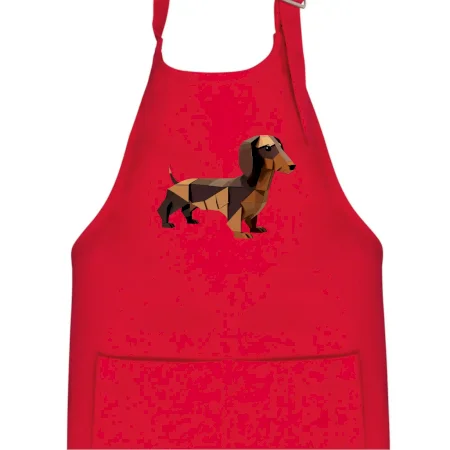 Jazvečík - zlepený z papiera