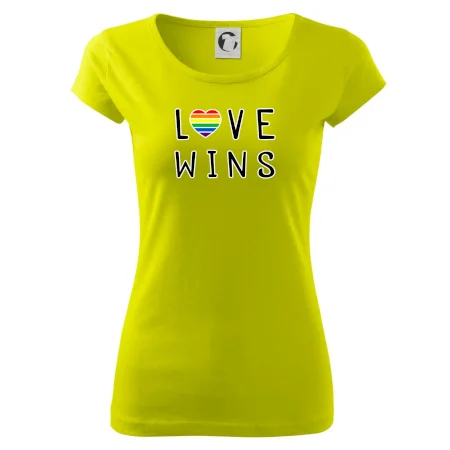 Love wins nápis