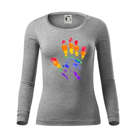 LGBT hand print