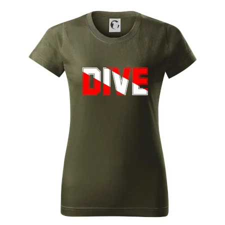 Dive nápis vlajka