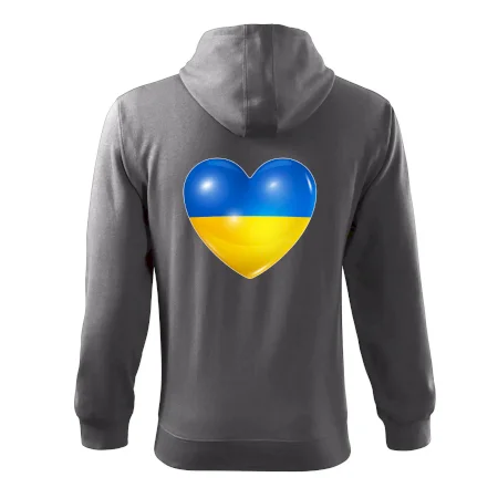 Ukrajina srdce vlajka