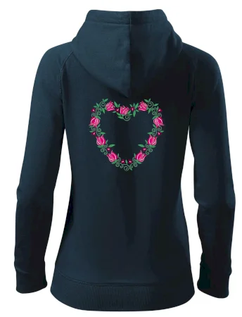 Červené tulipánové srdiečko (Pecka design)