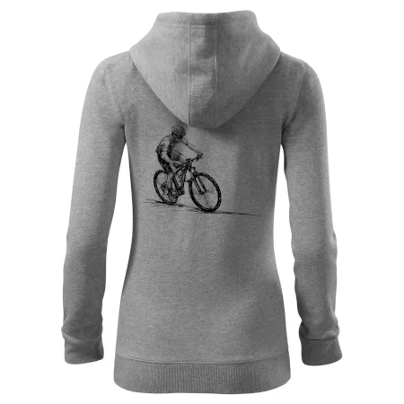 MTB kreslený cyklista