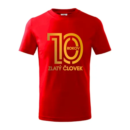 10 rokov zlatý človek