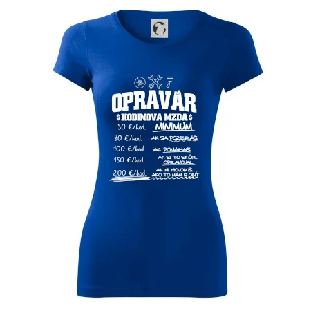 Hodinová mzda - opravár