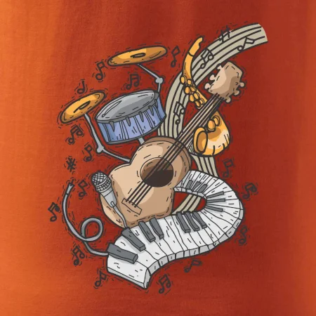 Hudobné nástroje v notách