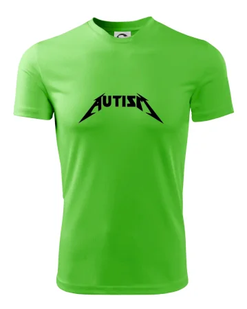 Autism rock nápis
