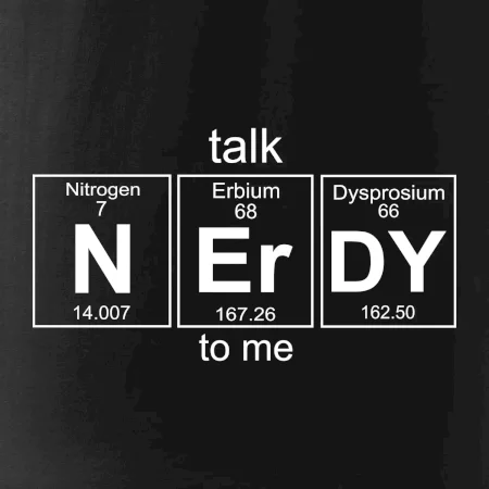 Talk nerdy - periodická tabuľka