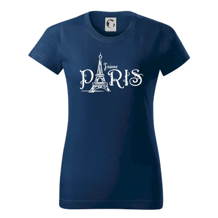 Paris nápis Eiffelovka rovný