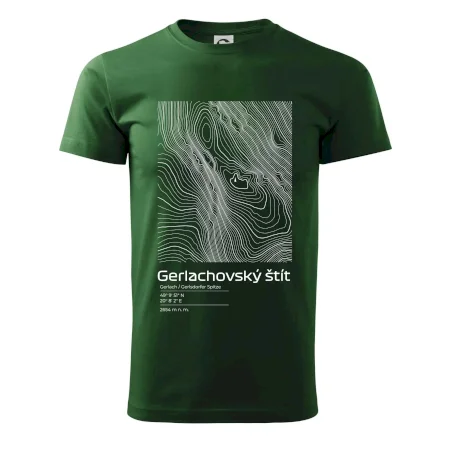 Gerlachovský štít - vrstevnice v obdĺžniku