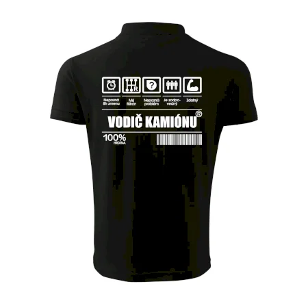 Čiarový kód - Vodič kamiónu