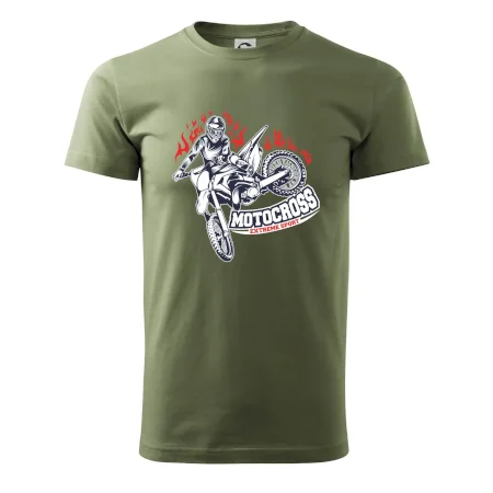 Motocross extreme sport fire