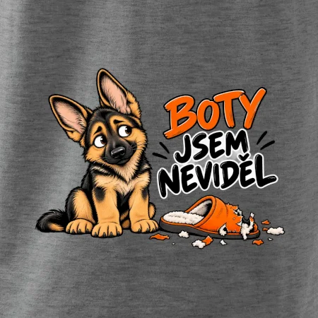Boty jsem neviděl - štěně vlčáka