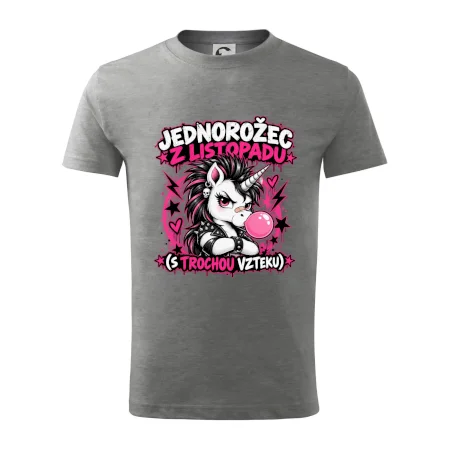 Novembrový punkový jednorožec s čírom