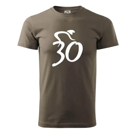 Cyklista oslavuje tridsiatku (30)