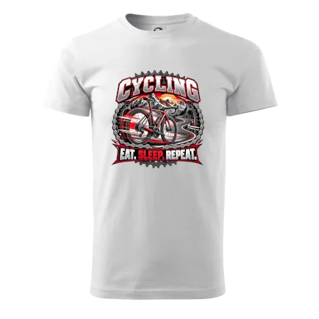 Bicykel medzi horami eat sleep repeat