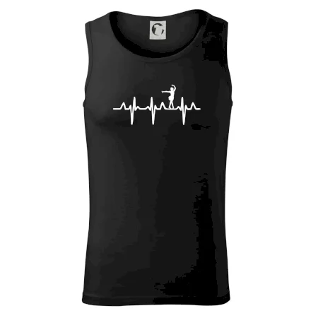 EKG tanečnice salsy