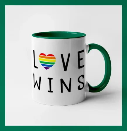 Love wins nápis