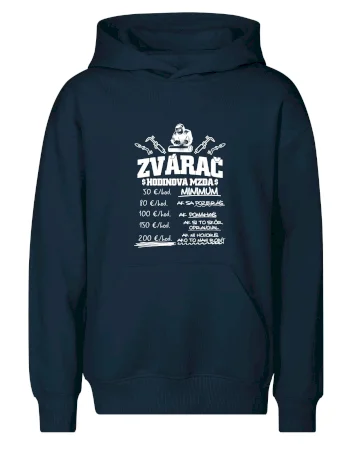 Hodinová mzda zvárač