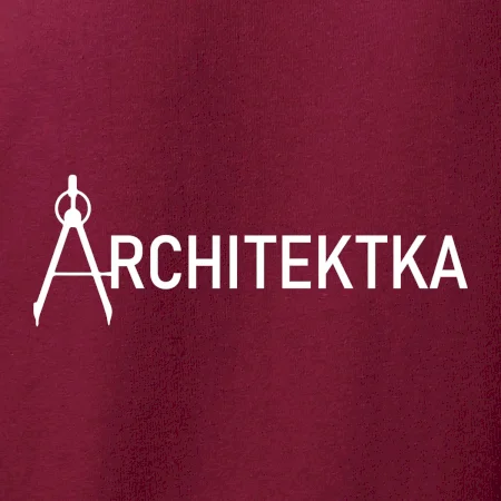 Architektka nápis