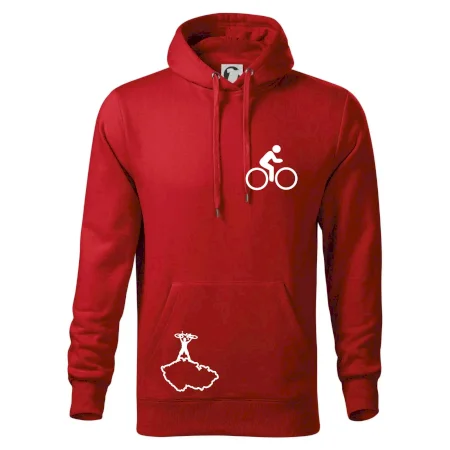 Mapa ČR + kolo na prsu