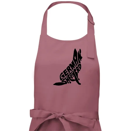 Nemecký ovčiak sediaci napis