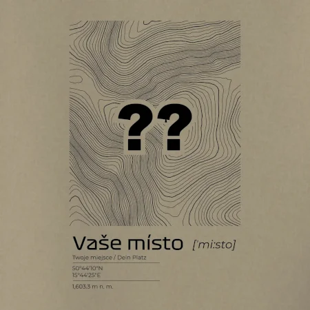Vaše miesto - vrstevnice v obdĺžniku