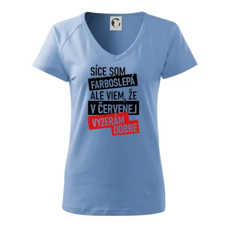 Síce som farboslepá, ale viem, že v červenej vyzerám dobre