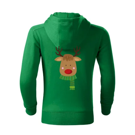 Jeleň so šálom