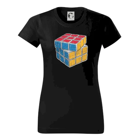 Rubikova kocka kreslená