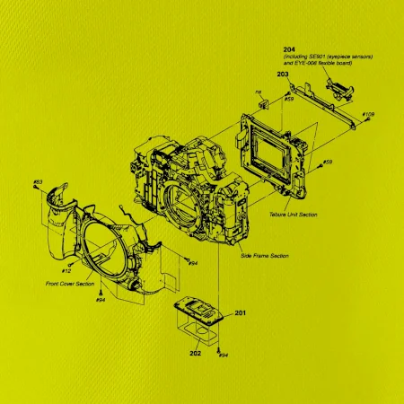 Nákres Digitálny fotoaparát
