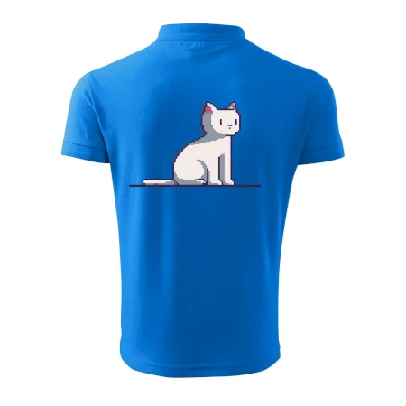 Mačka biela pixel