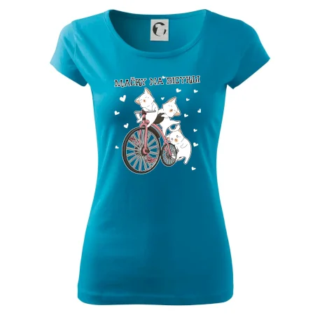 Mačky na bicykli