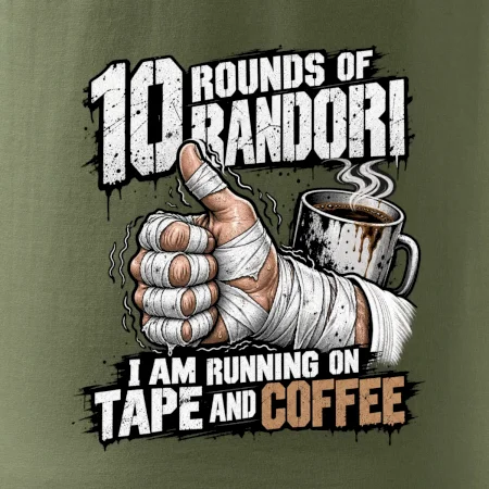 Randori 10 rounds tape and coffee