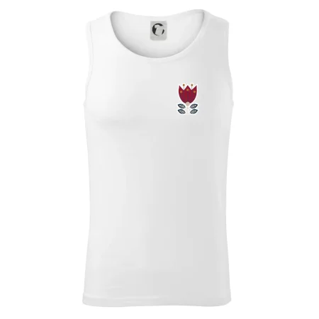 Folklór na prsníku kvetina štvorlistá