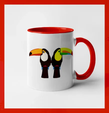 Dva barevní tukani (Moňas)