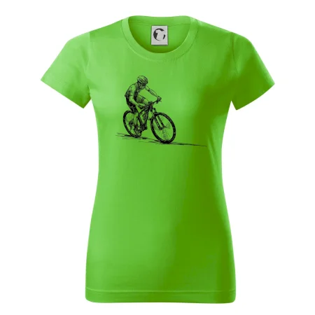 MTB kreslený cyklista