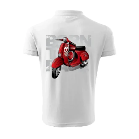 Scooter born to ride red
