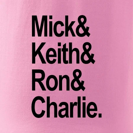 Mick Keith Ron Charlie