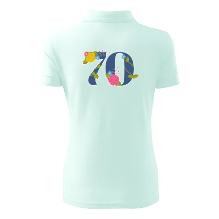 Kvetinové číslo kreslené - 70