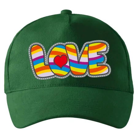 Love nápis dúhový
