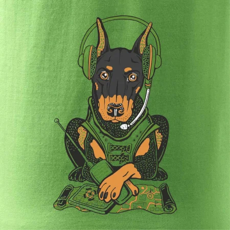 Bojový doberman (Pecka design)