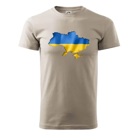 Ukrajina vlajka mapa