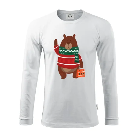 Medveď s darčekom