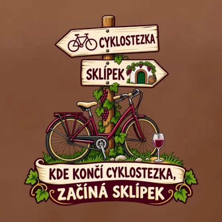 Kde končí cyklostezka, začíná sklípek