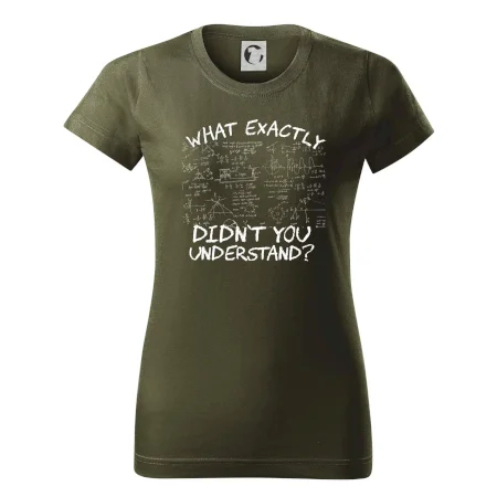 What exactly didn't you understand - physics