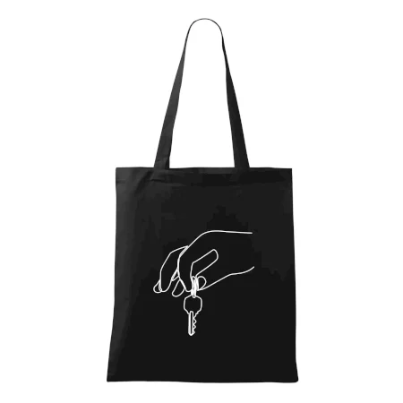 Kľúče a ruka jedným ťahom