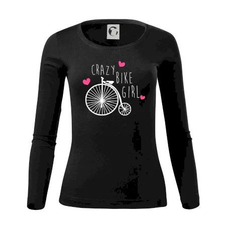 Crazy bike girl