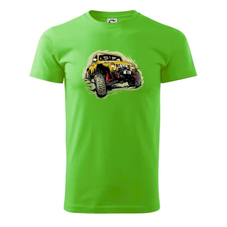 Žltý offroad s navijakom