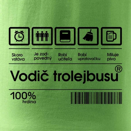 Čiarový kód - Vodič trolejbusu